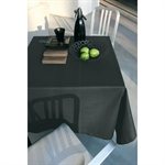 Nappe Pure Couleur Fusain 2,50m enduite Le Jacquard Français